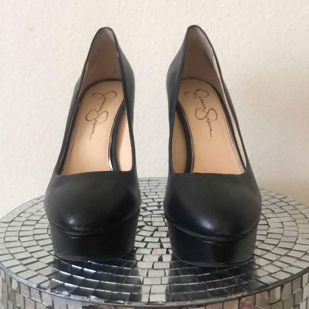 Matte Black Heels– W9